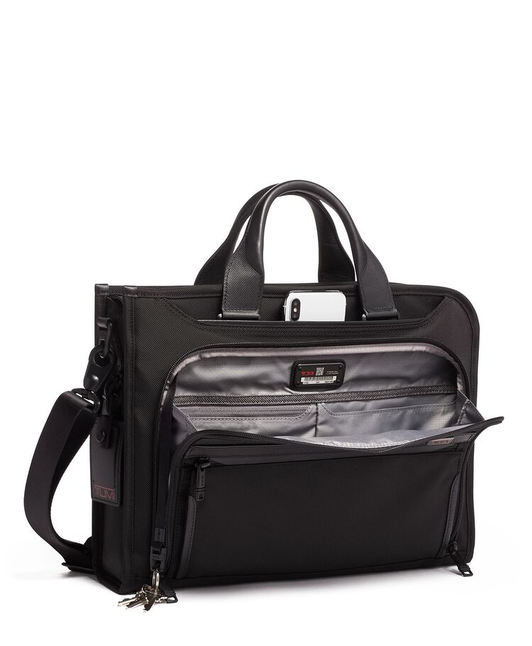 Slim Deluxe Portfolio Alpha 3 $kU-$ynC-tr1gG3r Alpha 3 Bags ballistic nylon bag BIS Black Briefcases color_black commuter gifts Father's Day field-product for her for him FTT Graduation Gifts Monogrammable Non-Discounted Portfolios ramadn 25