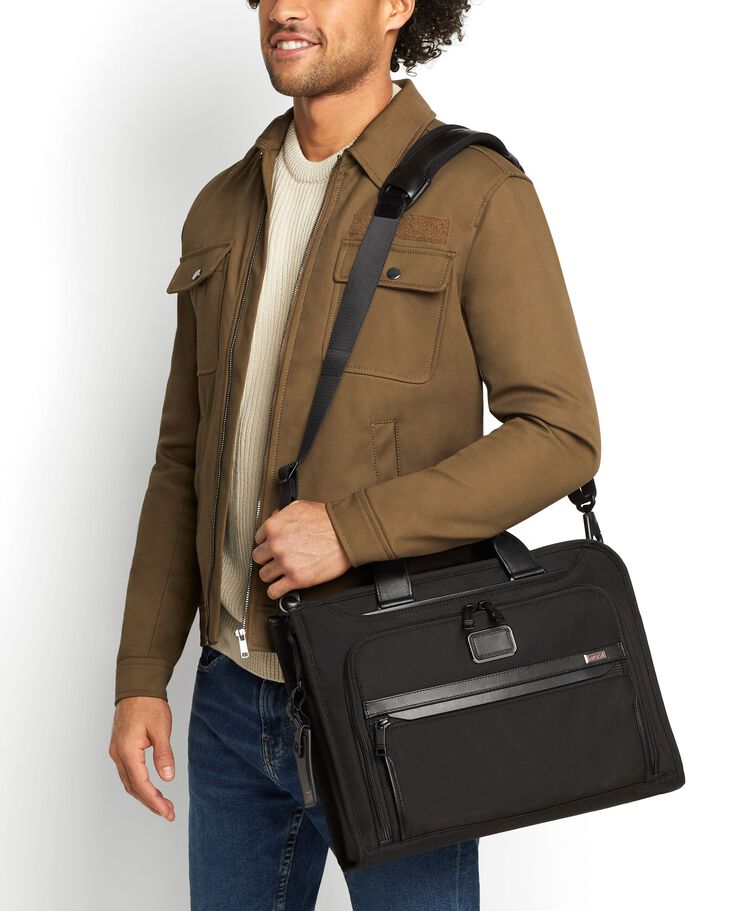 Slim Deluxe Portfolio Alpha 3 $kU-$ynC-tr1gG3r Alpha 3 Bags ballistic nylon bag BIS Black Briefcases color_black commuter gifts Father's Day field-product for her for him FTT Graduation Gifts Monogrammable Non-Discounted Portfolios ramadn 25