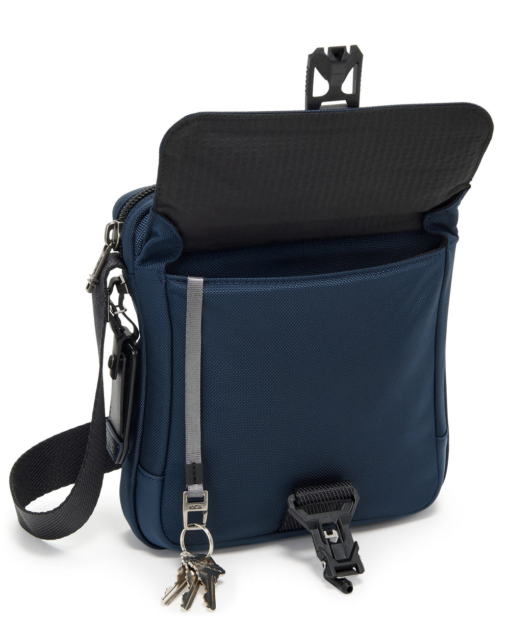 Junior Crossbody Alpha Bravo $kU-$ynC-tr1gG3r Alpha Bravo Bags ballistic nylon bag BIS color_blue cross-body bags Crossbodies Crossbody field-product for him Monogrammable Sustainable