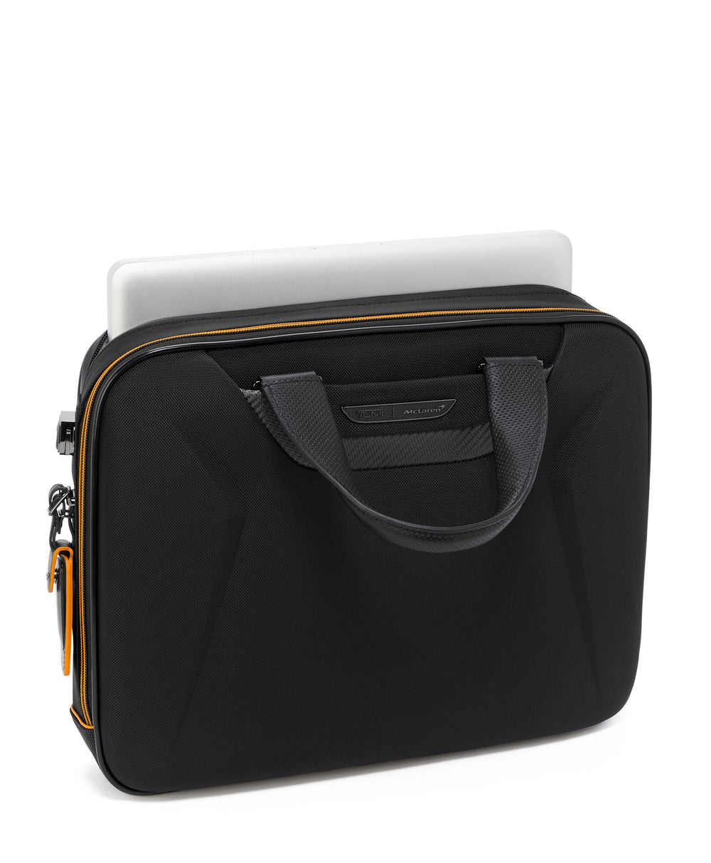 Axle Slim Brief TUMI I McLaren $kU-$ynC-tr1gG3r 13inchbag 14inchbag Back To School Bags BIS Briefcases color_black F22 field-product for him Mclaren Monogrammable ramadn 25 recycled fabric bag