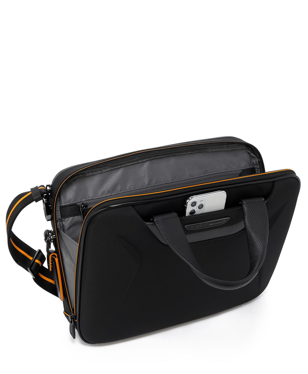 Axle Slim Brief TUMI I McLaren $kU-$ynC-tr1gG3r 13inchbag 14inchbag Back To School Bags BIS Briefcases color_black F22 field-product for him Mclaren Monogrammable ramadn 25 recycled fabric bag