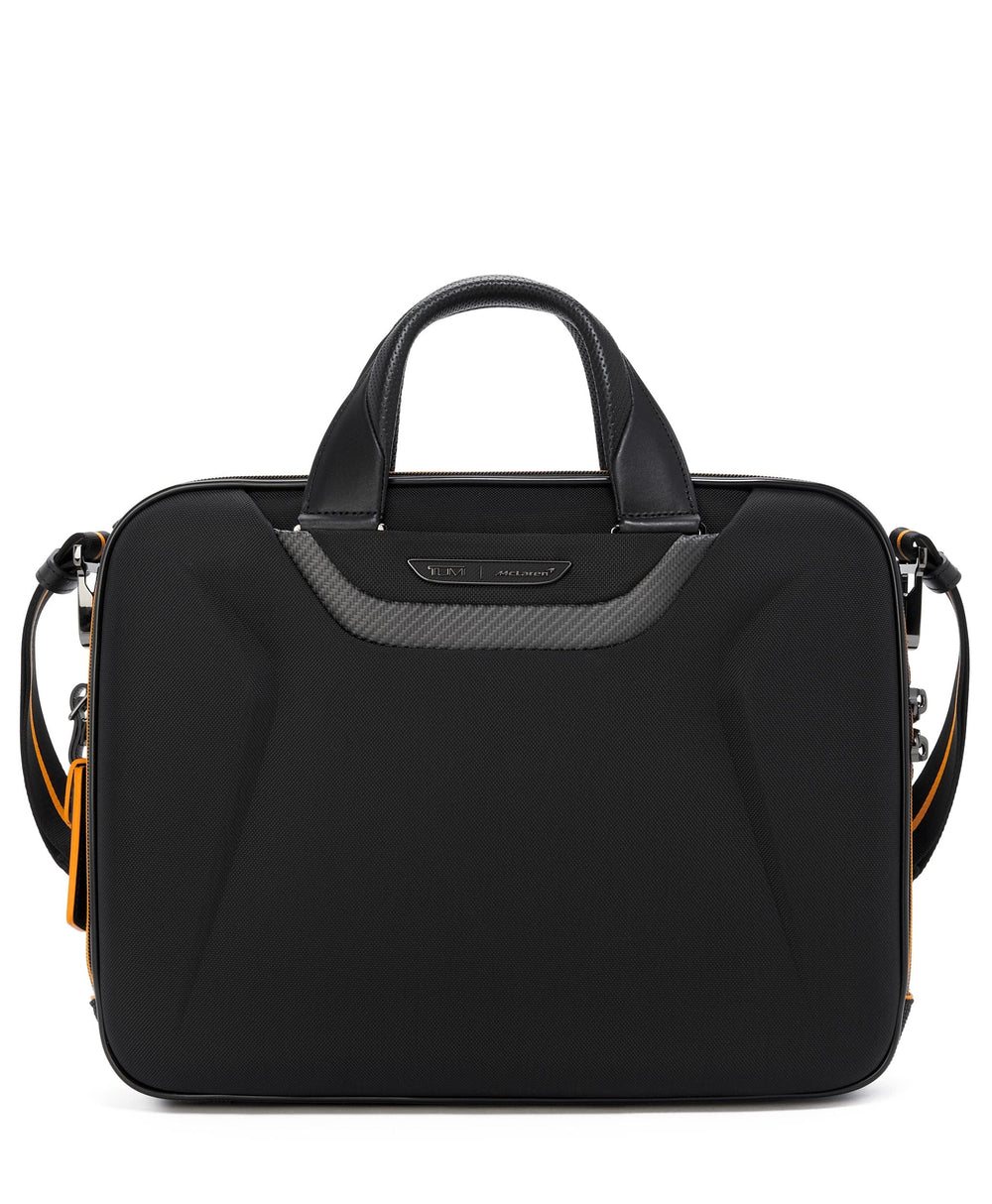 Axle Slim Brief TUMI I McLaren $kU-$ynC-tr1gG3r 13inchbag 14inchbag Back To School Bags BIS Briefcases color_black F22 field-product for him Mclaren Monogrammable ramadn 25 recycled fabric bag