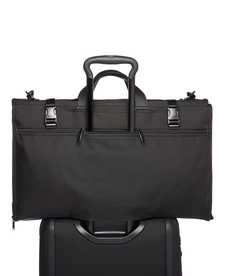 Garment Bag Tri-Fold Carry-On Alpha 3 $kU-$ynC-tr1gG3r Alpha 3 Bags ballistic nylon BESTAUGUST BIS Black Carry-On Luggage color_black compact Father's Day field-product for her Garment Bags Luggage Monogrammable Non-Discounted OCTBEST ramadn 25 softsided