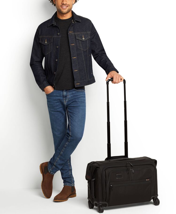 Garment 4 Wheeled Carry-On Alpha 3 $kU-$ynC-tr1gG3r Alpha Alpha 3 Bags ballistic nylon BIS Black Briefcases Carry-On Luggage color_black compact Father's Day field-product for her Luggage Monogrammable Non-Discounted Wheeled Briefcase