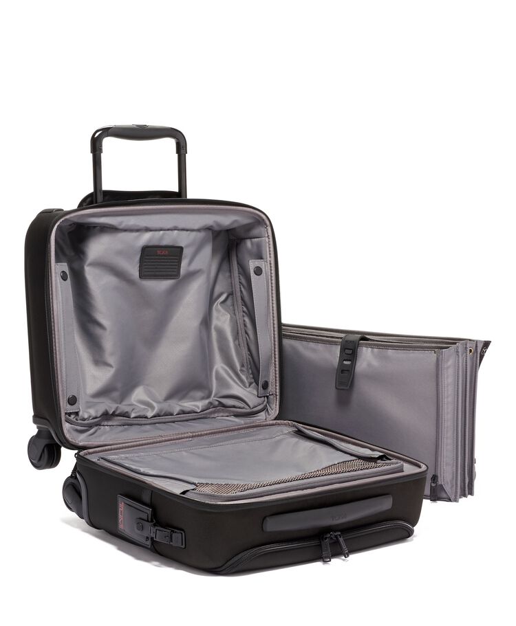 Compact 4 Wheeled Brief Alpha 3 $kU-$ynC-tr1gG3r Alpha 3 Bags BIS Black Briefcases color_black Father's Day field-product for him gifting Last item available! Monogrammable Non-Discounted ramadn 25 Wheeled Briefcase