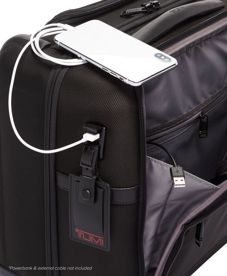 Compact 4 Wheeled Brief Alpha 3 $kU-$ynC-tr1gG3r Alpha 3 Bags BIS Black Briefcases color_black Father's Day field-product for him gifting Last item available! Monogrammable Non-Discounted ramadn 25 Wheeled Briefcase