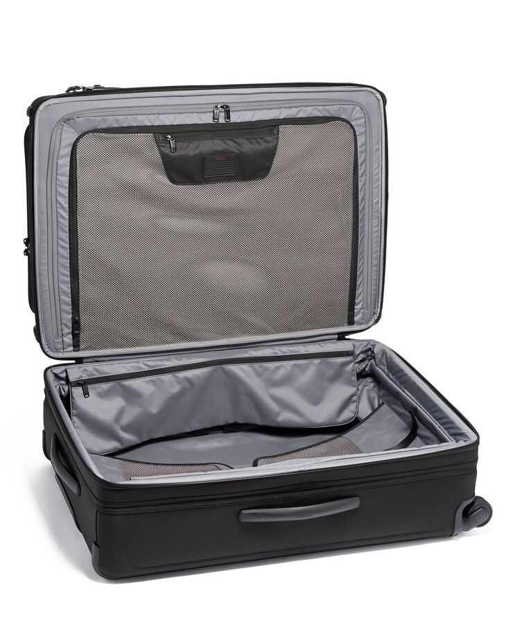 Extended Trip Expandable 4 Wheeled Packing Case Alpha 3 $kU-$ynC-tr1gG3r Alpha 3 best sellers BIS Black Checked Luggage color_black expandable extended field-product for him Luggage Monogrammable Non-Discounted softsided