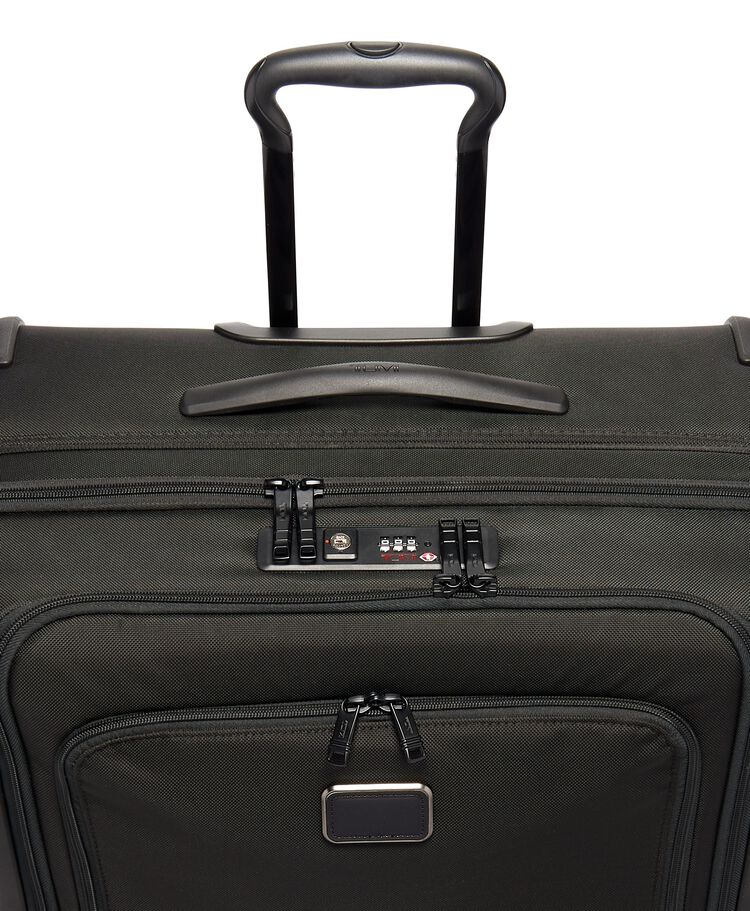 Extended Trip Expandable 4 Wheeled Packing Case Alpha 3 $kU-$ynC-tr1gG3r Alpha 3 best sellers BIS Black Checked Luggage color_black expandable extended field-product for him Luggage Monogrammable Non-Discounted softsided