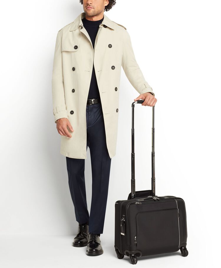 Compact 4 Wheeled Brief Arrivé $kU-$ynC-tr1gG3r Arrivé Back To School Bags bestsept BIS Black Briefcases color_black field-product for him Monogrammable Non-Discounted OCTBEST ramadn 25 Wheeled Briefcase