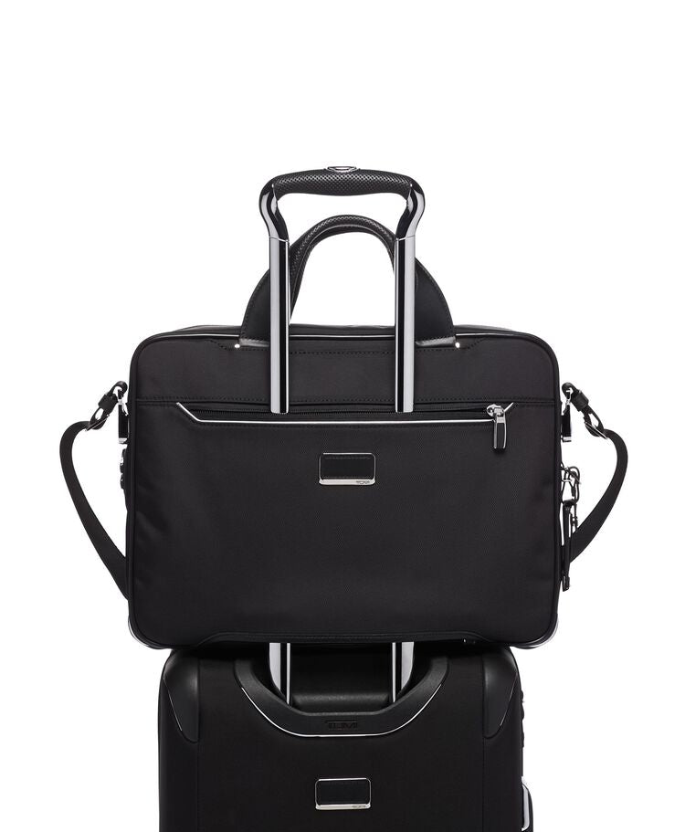 Sadler Brief Arrivé $kU-$ynC-tr1gG3r 13inchbag 14inchbag 15inchbag Arrivé Back To School Bags BESTAUGUST bestsept Black Briefcases color_black commuter gifts field-product for him gifting Monogrammable Non-Discounted OCTBEST premium gifts ramadn 25 recycled fabric bag