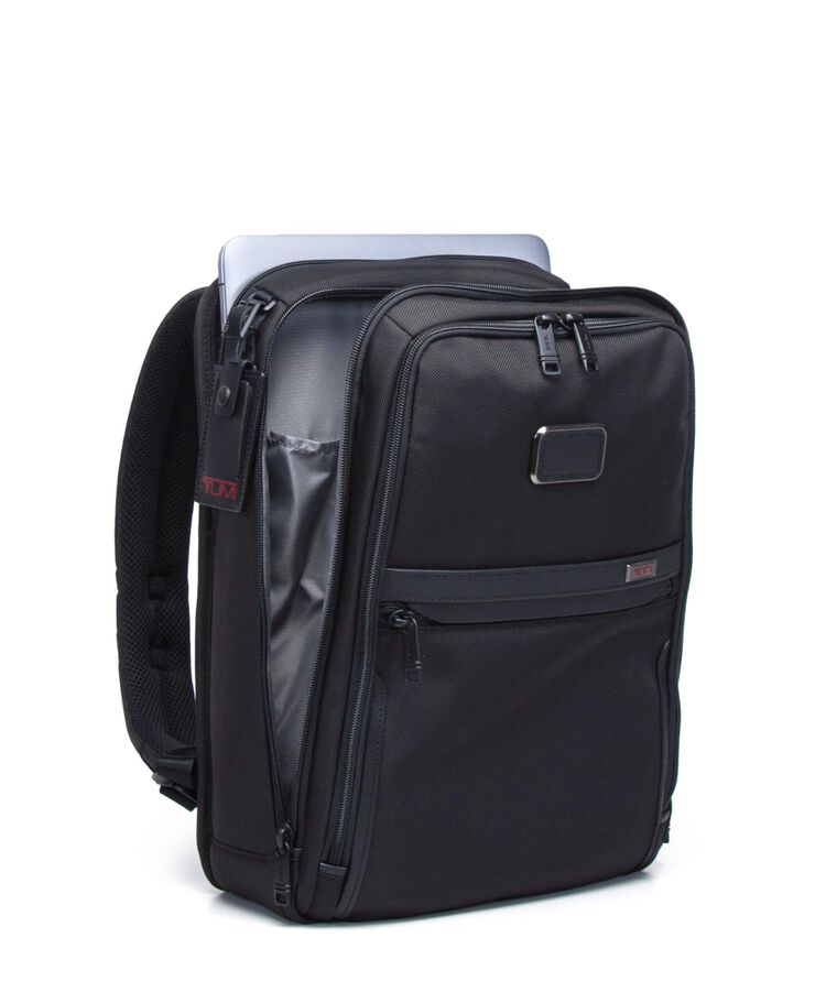 Slim Backpack Alpha 3 $kU-$ynC-tr1gG3r Alpha 3 Back To School Backpack Backpacks BIS Black color_black commuter gifts Father's Day field-product fits13backpack fits14backpack for him Graduation Gifts leather backpack Monogrammable Non-Discounted