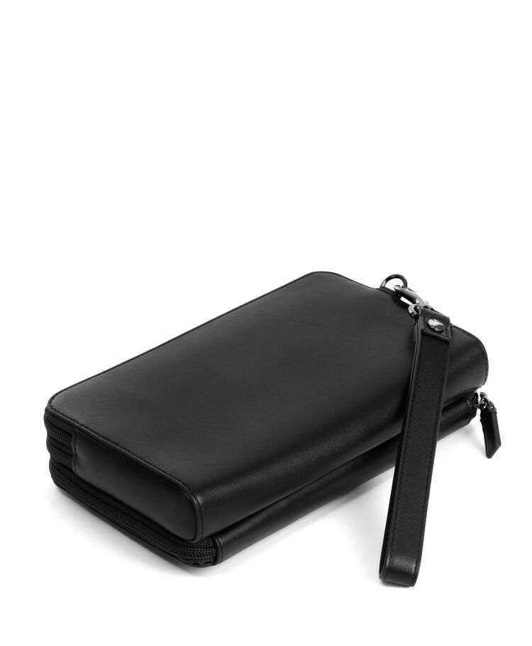 Triple Zip Clutch Nassau $kU-$ynC-tr1gG3r Bags BESTAUGUST bestsept BIS Black Black Smooth Clutch Clutches color_black leather bag Nassau Non-Discounted OCTBEST