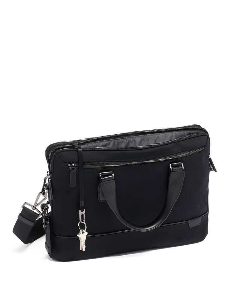 Sycamore Slim Brief Harrison $kU-$ynC-tr1gG3r 13inchbag 14inchbag Back To School Bags BESTAUGUST BIS Black Briefcases color_black commuter gifts field-product for her for him Harrison Monogrammable Non-Discounted nylon bag OCTBEST ramadn 25