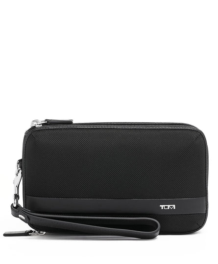 Triple Zip Clutch Alpha $kU-$ynC-tr1gG3r Alpha Bags ballistic nylon bag best sellers Best Selling Accessories Best Selling Bags BESTAUGUST BESTJULY bestsept BIS Black Clutch Clutches color_black gifting Non-Discounted OCTBEST ramadn 25