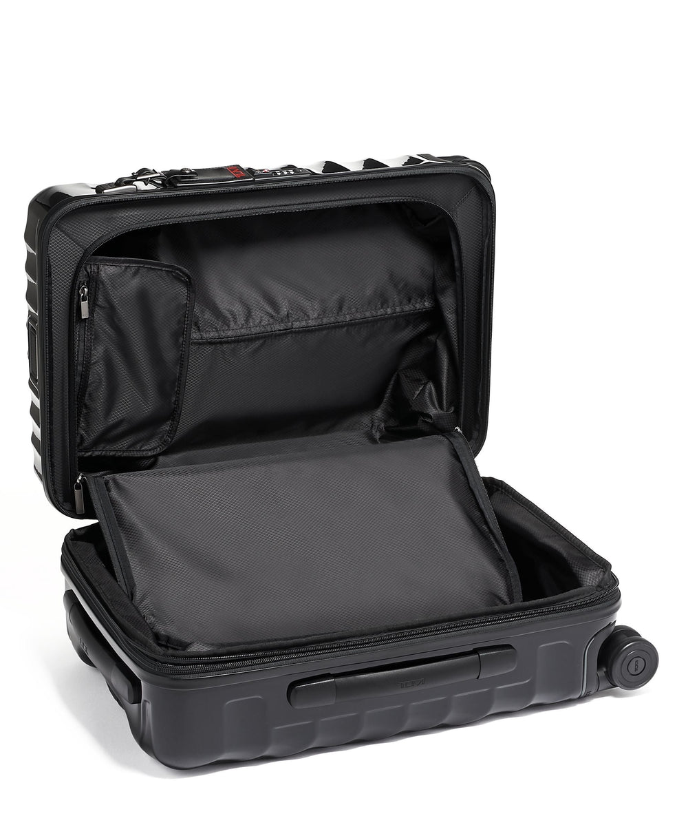 International Expandable 4 Wheeled Carry-On 19 Degree $kU-$ynC-tr1gG3r 19 + 19 19 Degree 19 Degree Recycled BESTAUGUST bestsept BIS Carry-On Carry-On Luggage color_black expandable field-product for him gifting hardsided international lightweight Luggage Monogrammable OCTBEST ramadn 25 recycled polycarbonate Sustainable