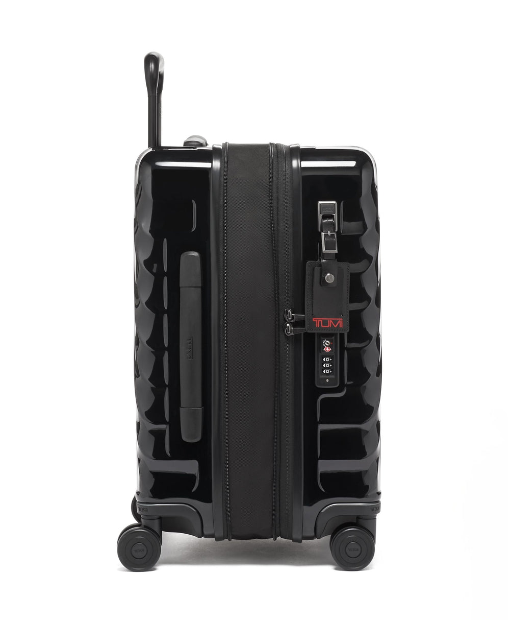 International Expandable 4 Wheeled Carry-On 19 Degree $kU-$ynC-tr1gG3r 19 + 19 19 Degree 19 Degree Recycled BESTAUGUST bestsept BIS Carry-On Carry-On Luggage color_black expandable field-product for him gifting hardsided international lightweight Luggage Monogrammable OCTBEST ramadn 25 recycled polycarbonate Sustainable