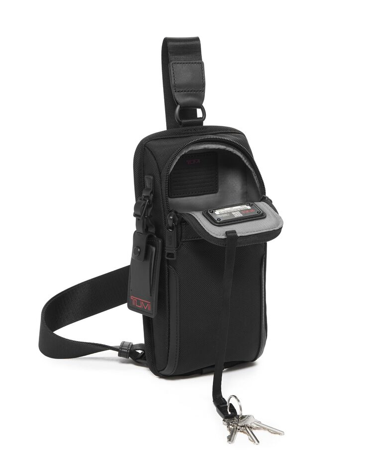 Compact Sling Alpha 3 $kU-$ynC-tr1gG3r Alpha 3 Bags ballistic nylon bag best sellers Best Selling Bags BESTJULY bestsept BIS color_black field-product for him FTT Monogrammable OCTBEST Sling