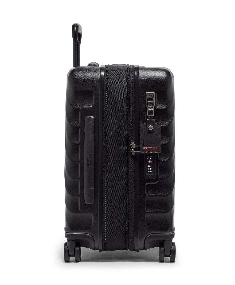 International Expandable 4 Wheeled Carry On 19 Degree $kU-$ynC-tr1gG3r 19 + 19 19 Degree BIS Carry-On Carry-On Luggage color_black expandable field-product hardsided international lightweight Luggage Monogrammable new collection luggage recycled polycarbonate S23